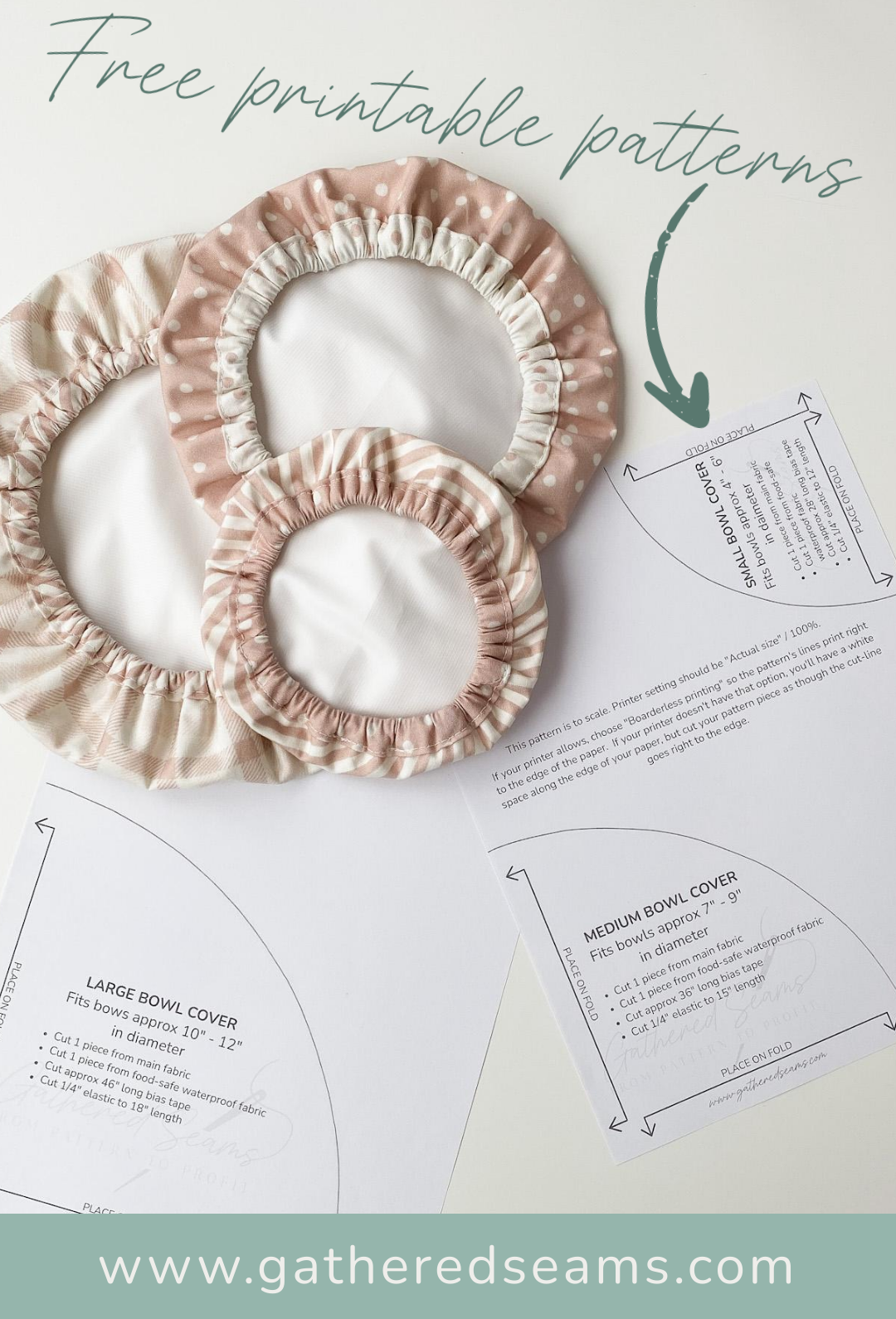 Free printable bowl cover patterns