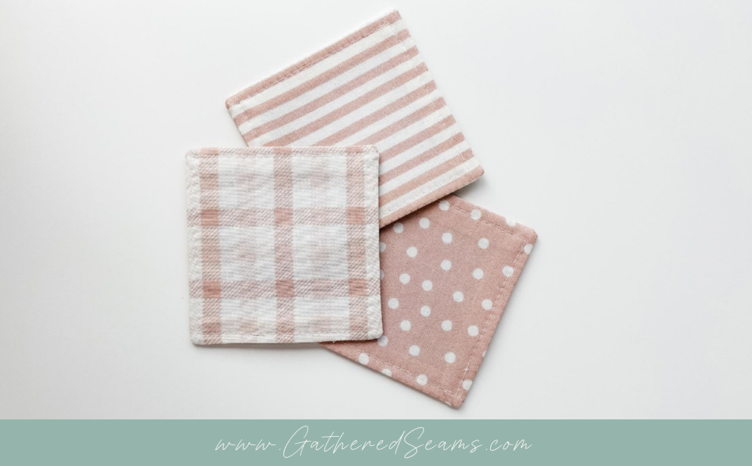 Square coaster step finished