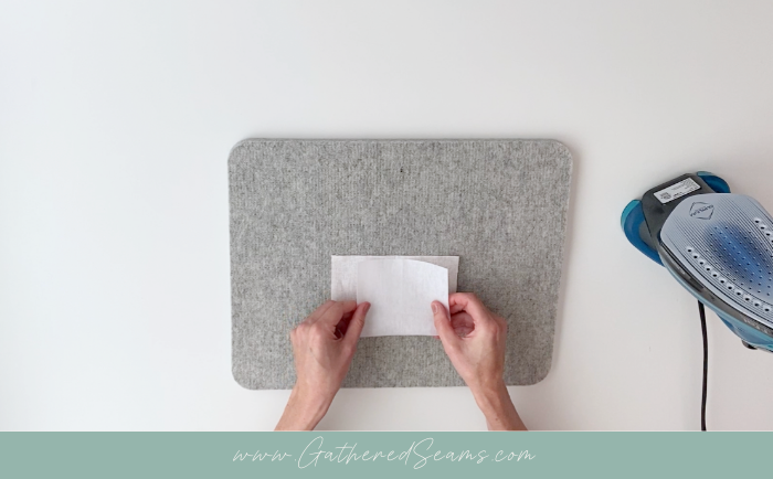 Bow napkin ring step 2a