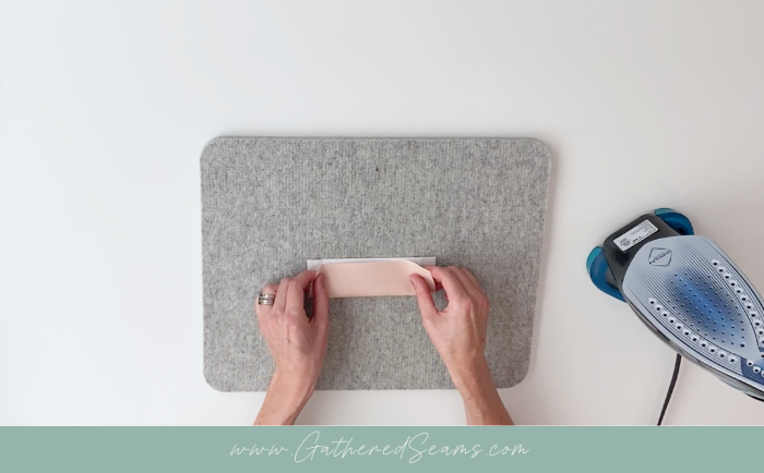 Bow napkin ring step 2b