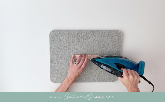 Bow napkin ring step 2d