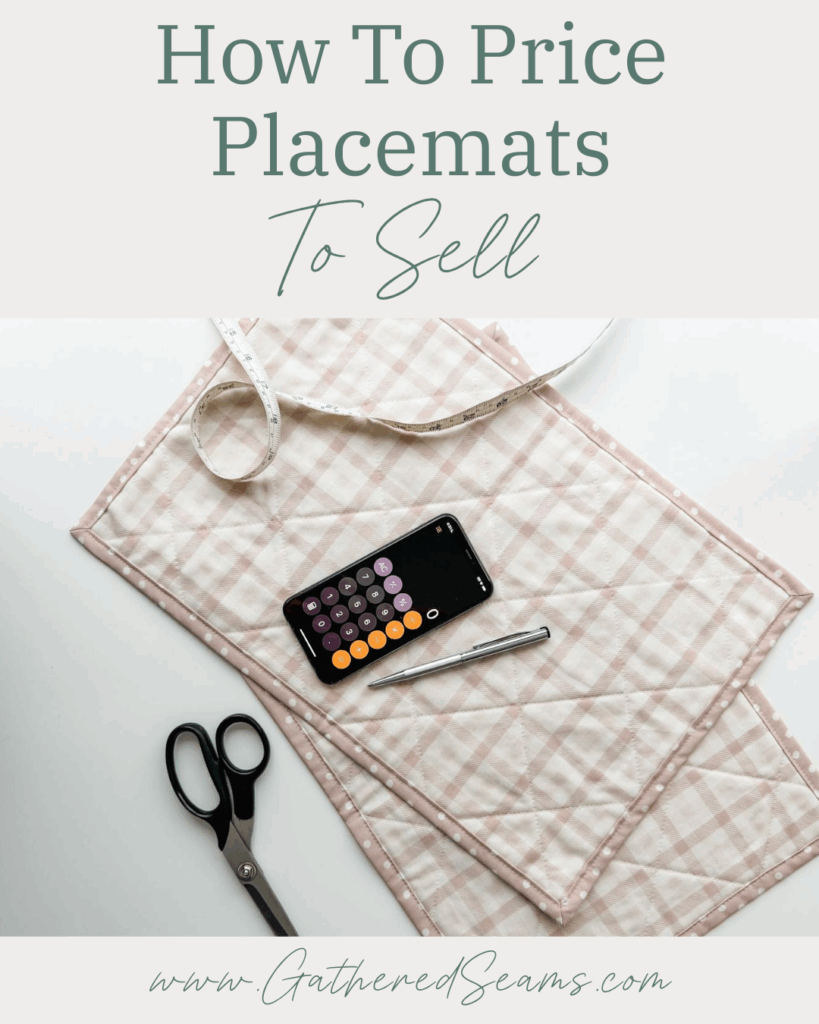 How to price placemats to sell