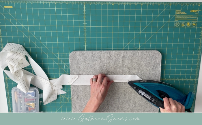 Make bias tape step 7a