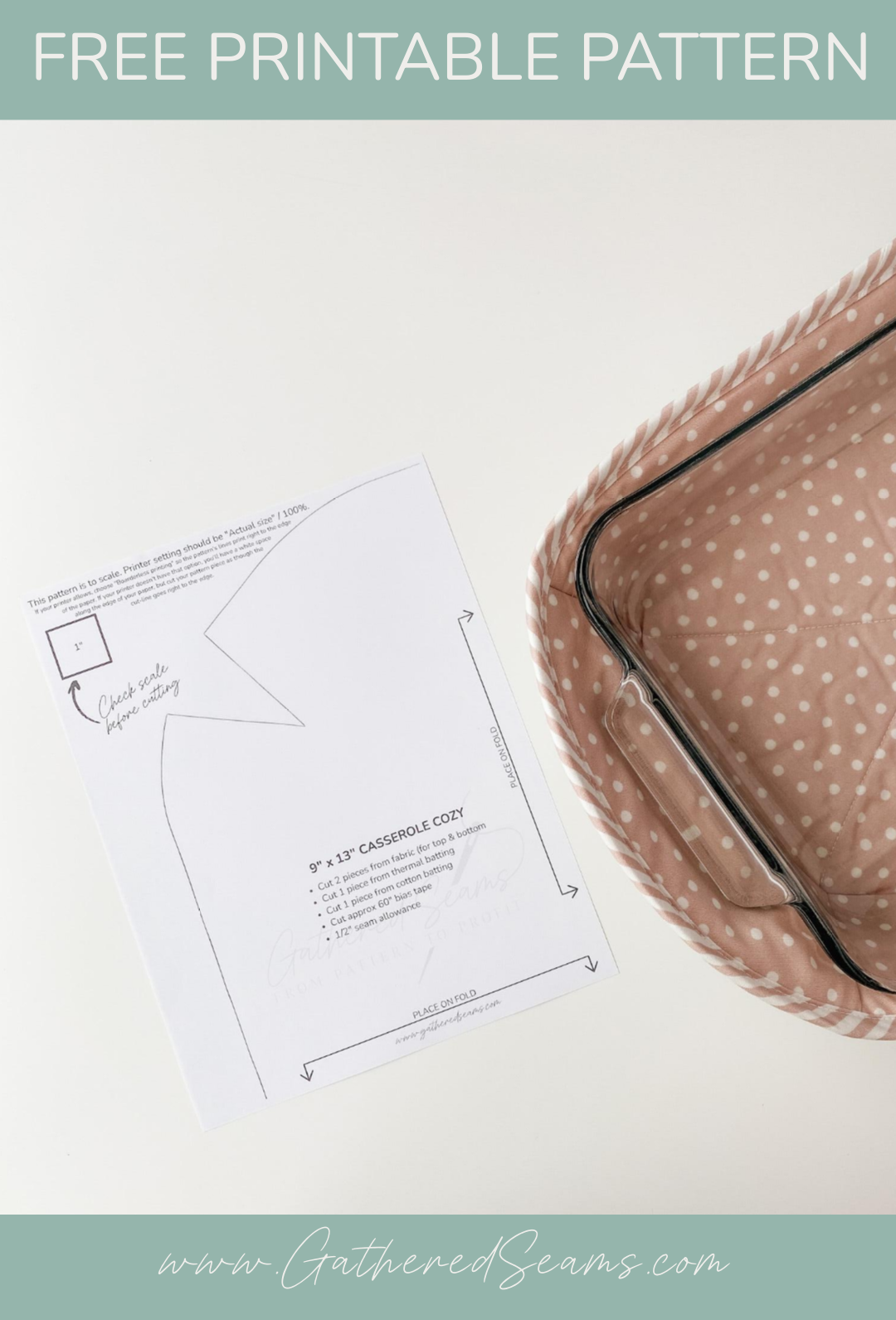 Casserole Cozy free pattern