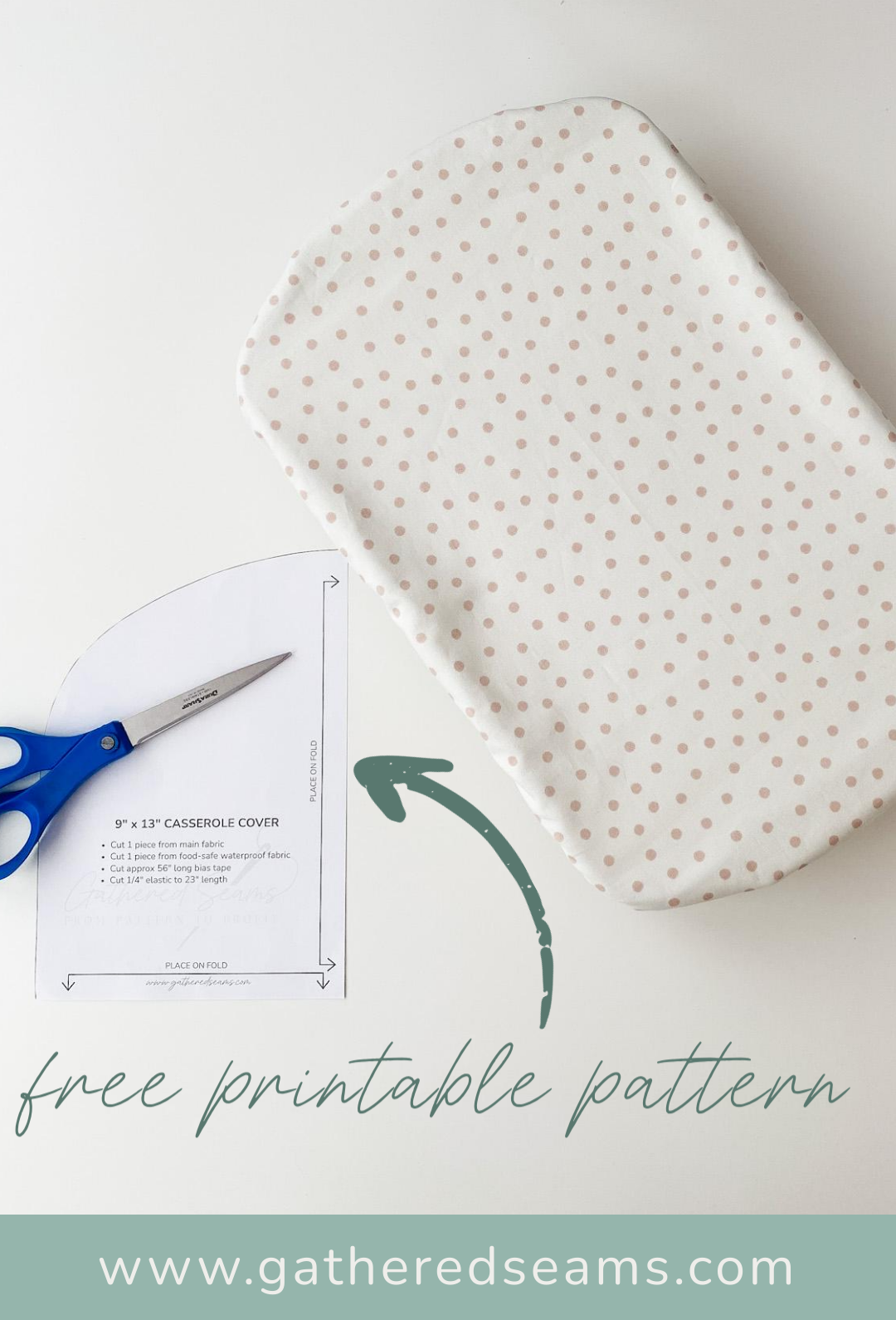 Free printable casserole cozy pattern