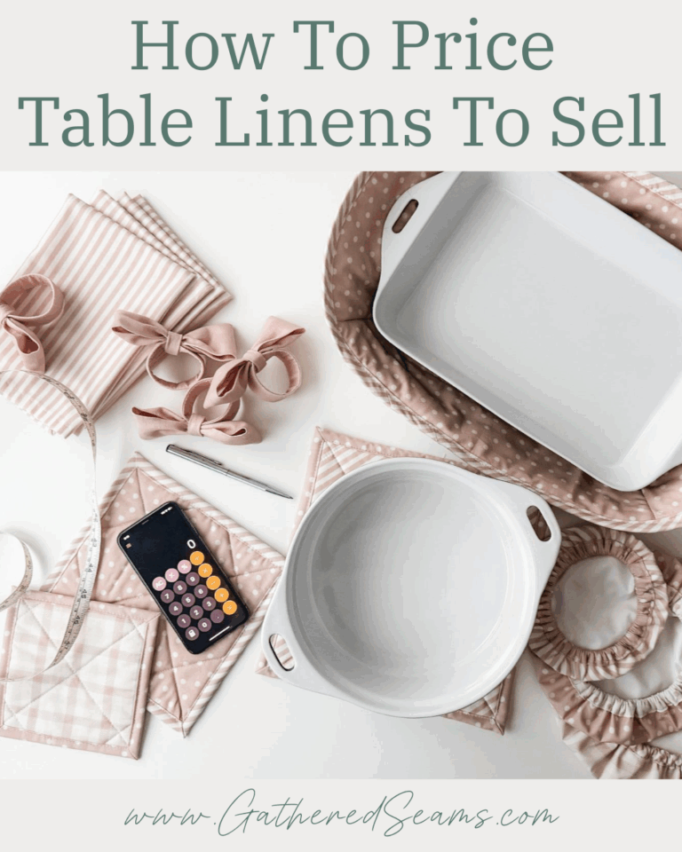 How To Price Table Linens to Sell
