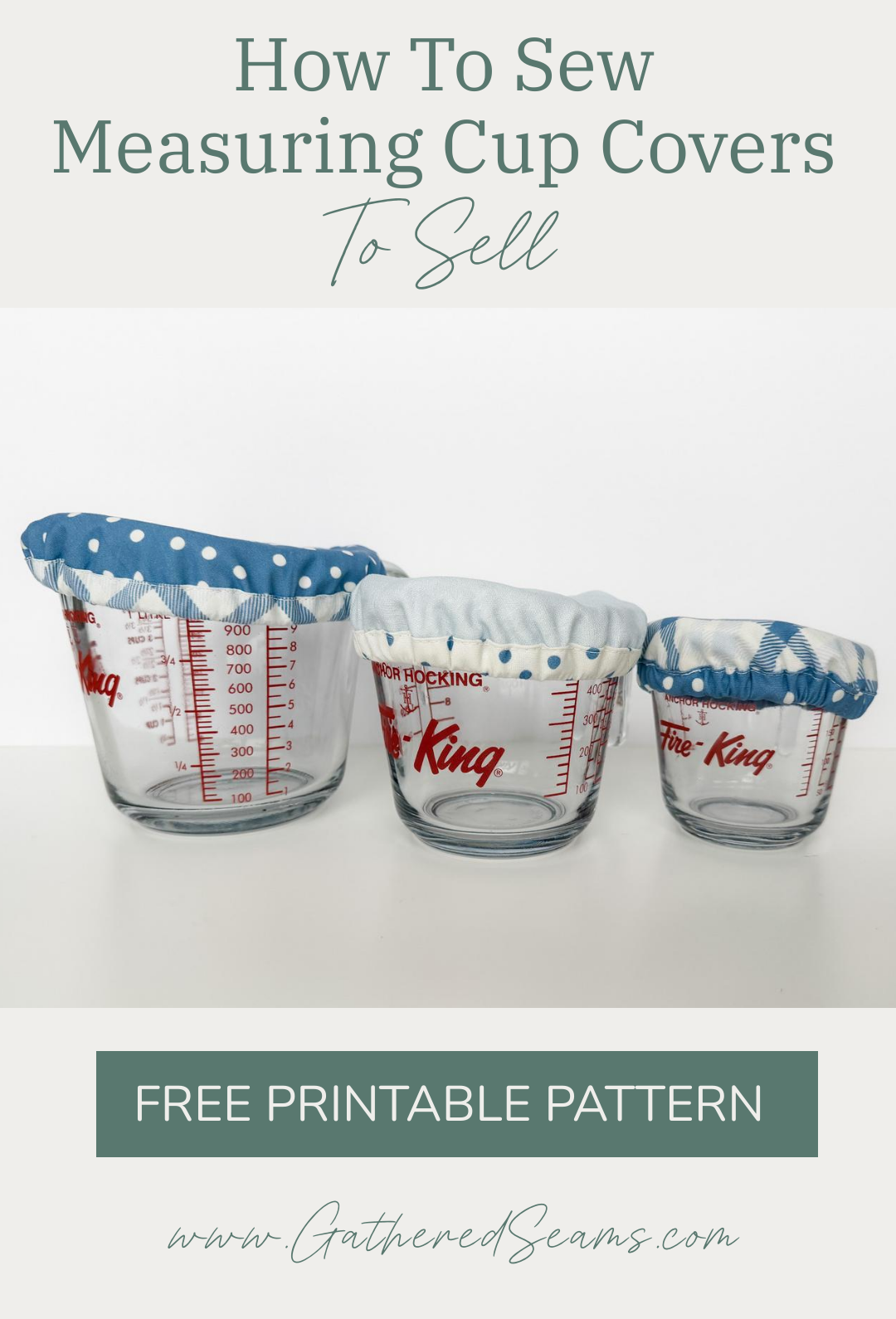 How To Sew Measuring Cup Covers To Sell