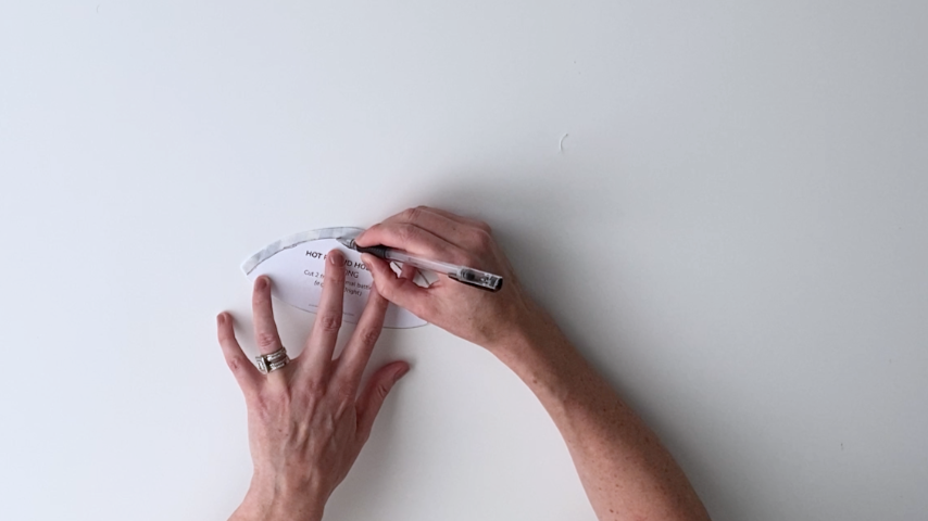 trace batting pattern piece