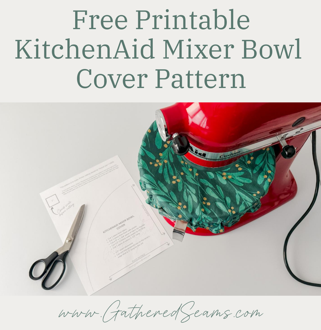 KitchenAid Mixer Bowl Cover free pattern