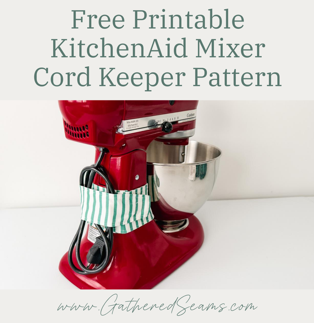 How To Sew A KitchenAid Mixer Cord Keeper