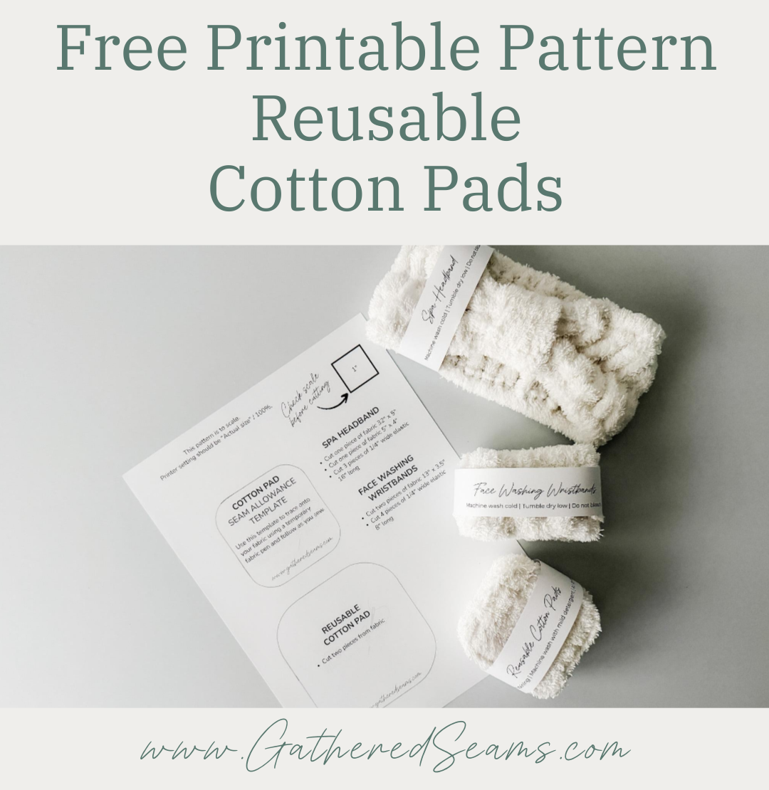 Spa Gift Set To Sew | Free Pattern & Tags