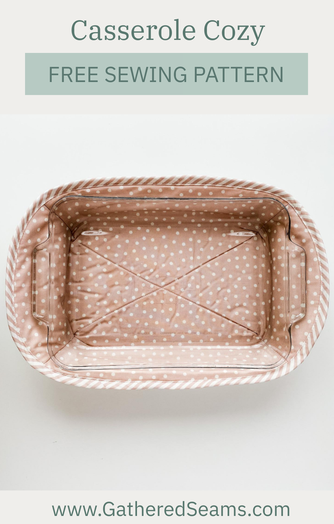 Casserole Cozy free sewing pattern