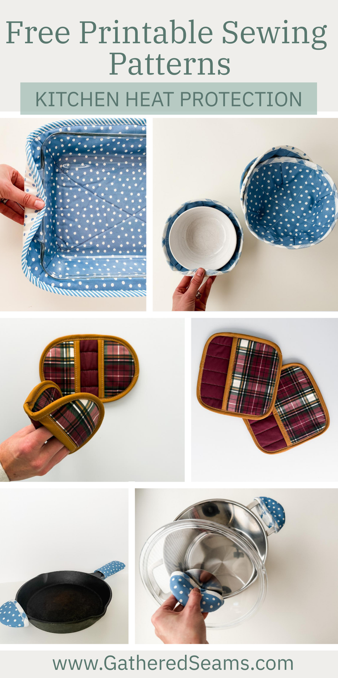 6 Heat Protection Sewing Projects for the Kitchen | Free Patterns