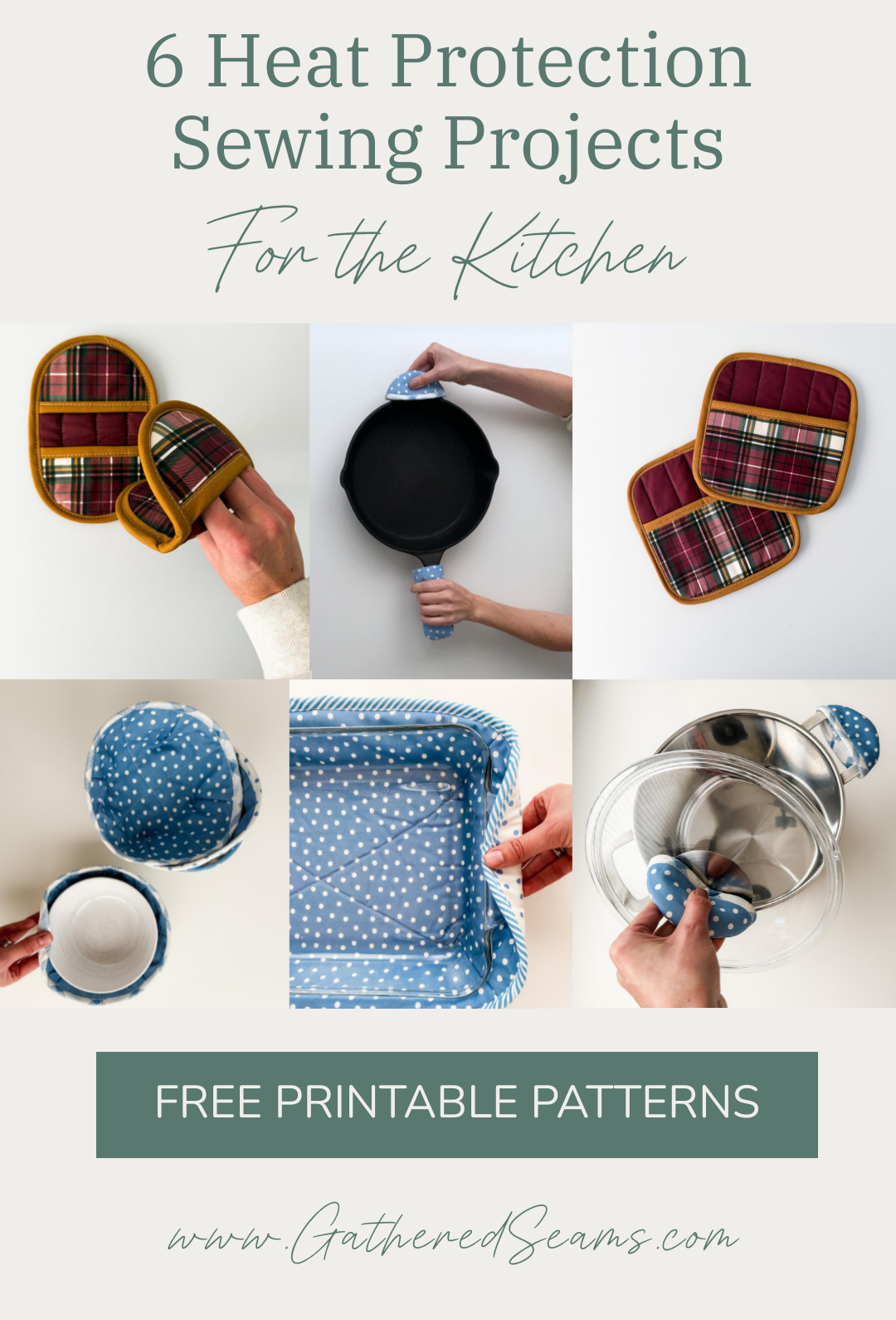 6 Heat Protection Sewing Projects for the Kitchen | Free Patterns
