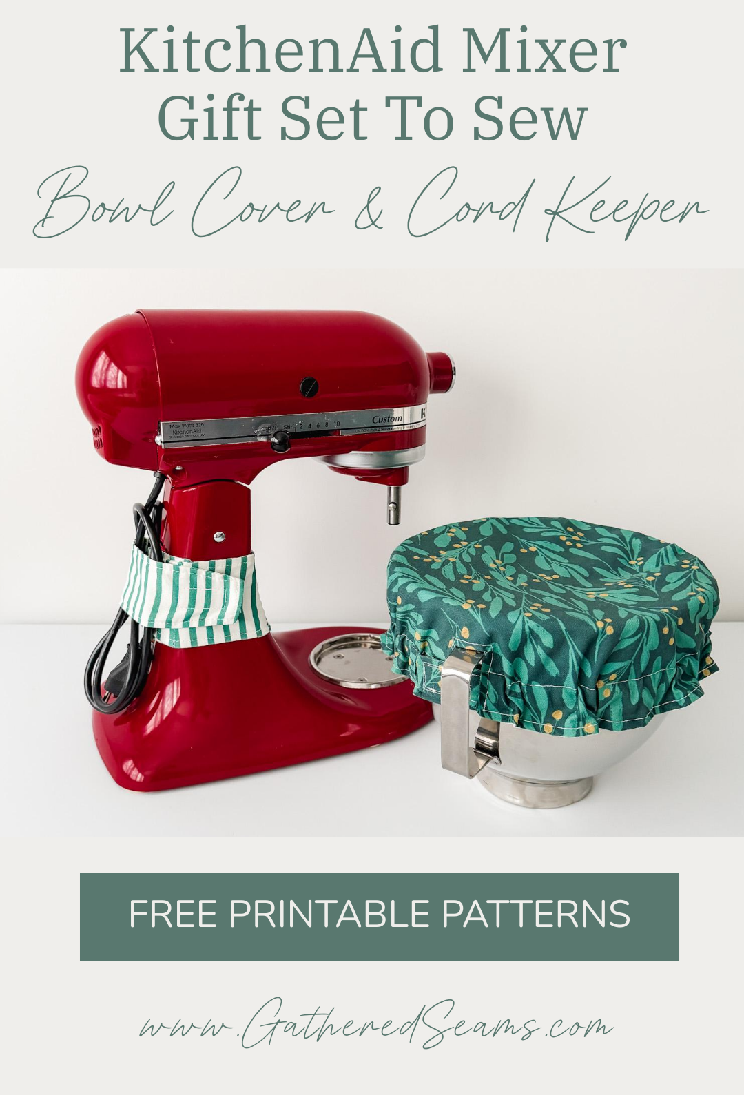 KitchenAid Mixer Gift Set To Sew | Free Pattern
