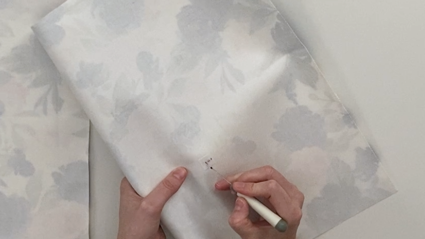 use seam ripper to cut slits