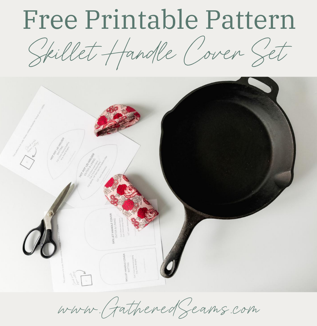 How To Sew a Cast Iron Skillet Handle Cover Set