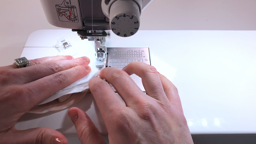 Sewing outer pieces together