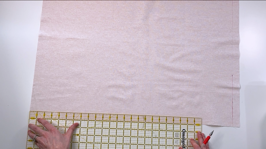 drawing lines on fabric