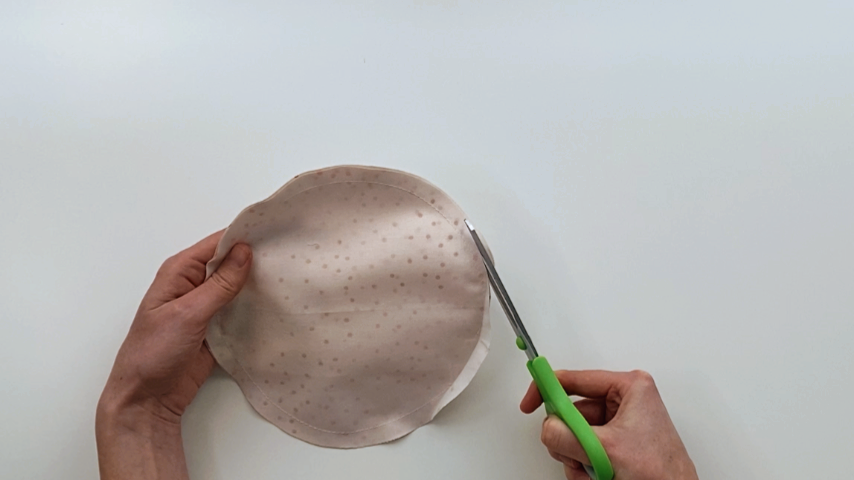 cutting seam allowance by half