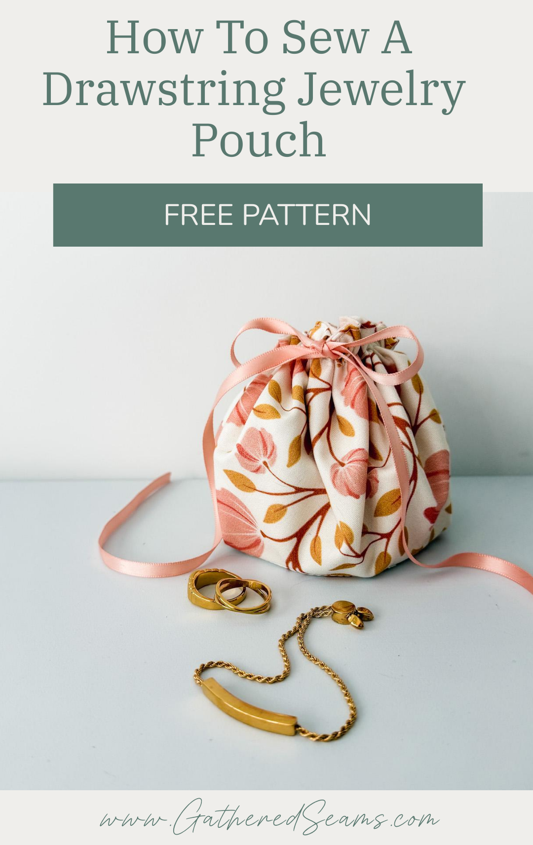 How To Sew a Drawstring Jewelry Pouch
