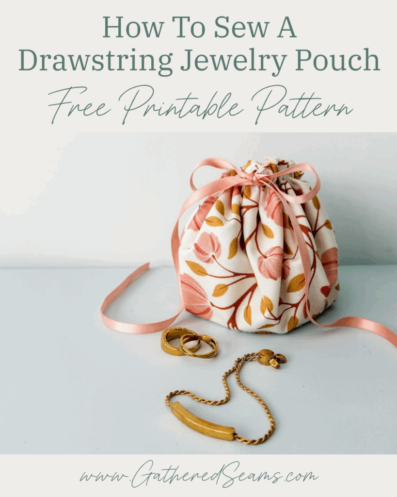How To Sew a Drawstring Jewelry Pouch