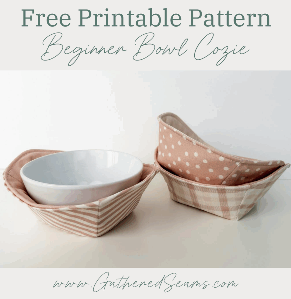 Kitchen Linen Sewing Patterns for Beginners - Gathered Seams