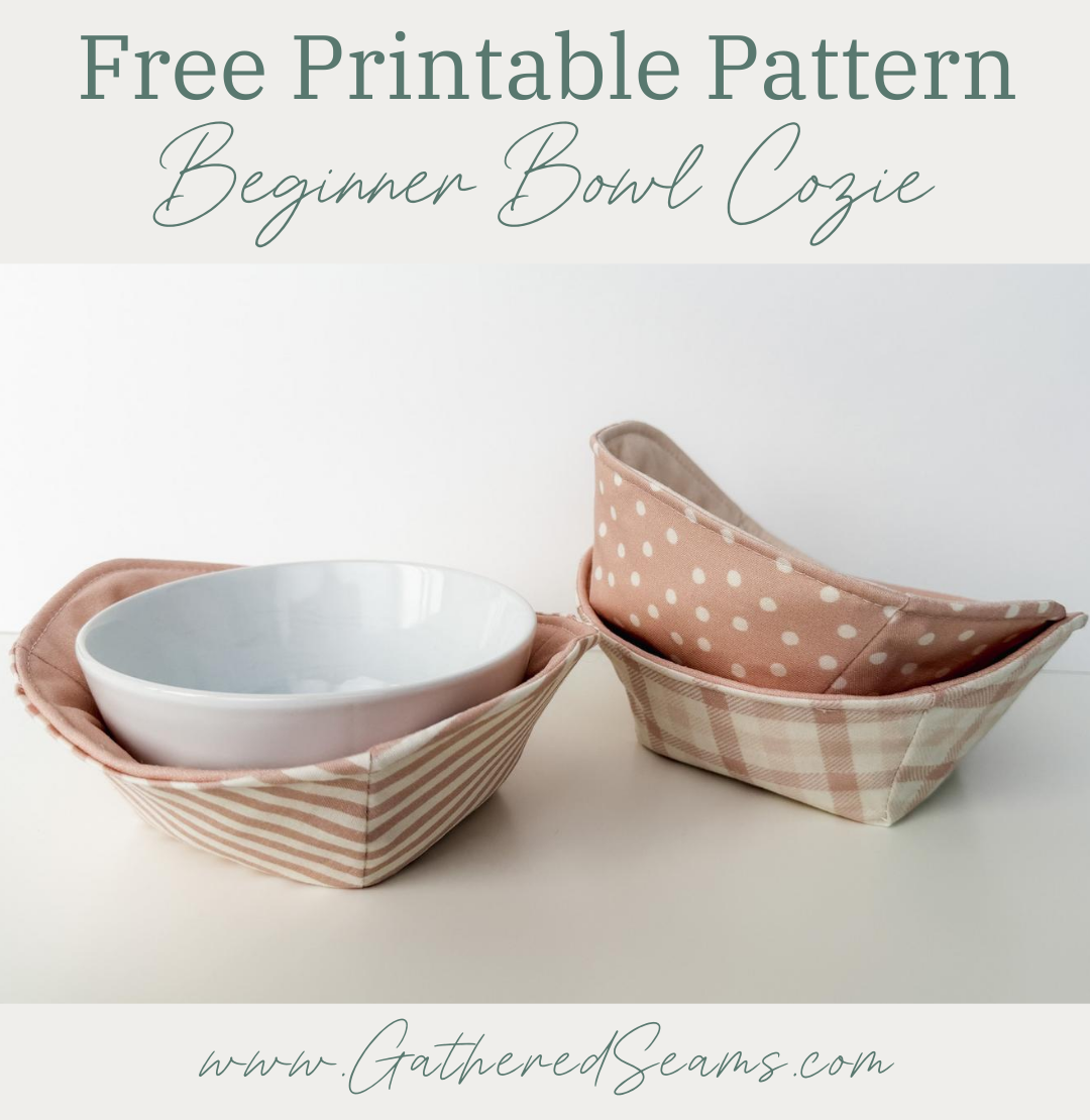 Free printable pattern for beginner bowl cozy