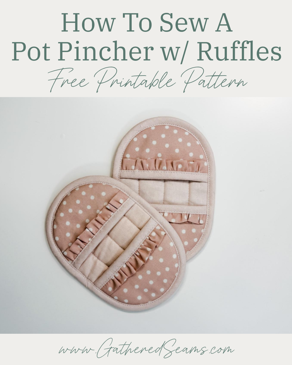 How To Sew a Pot Pincher with Ruffle Detail