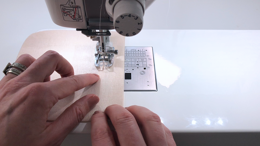 topstitching pocket hem